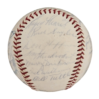 1958-59 Kansas City As Team Signed A.L. Baseball With Roger Maris 27 Signatures (JSA)